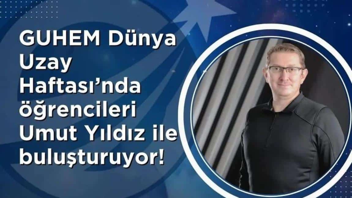 Dünya Uzay Haftası (4-10 Ekim) Kapsamında NASA'da görev yapan Türk Bilim İnsanı Dr. Umut YILDIZ ile 9 Ekim  Pazartesi günü Online olarak buluşuyoruz. 